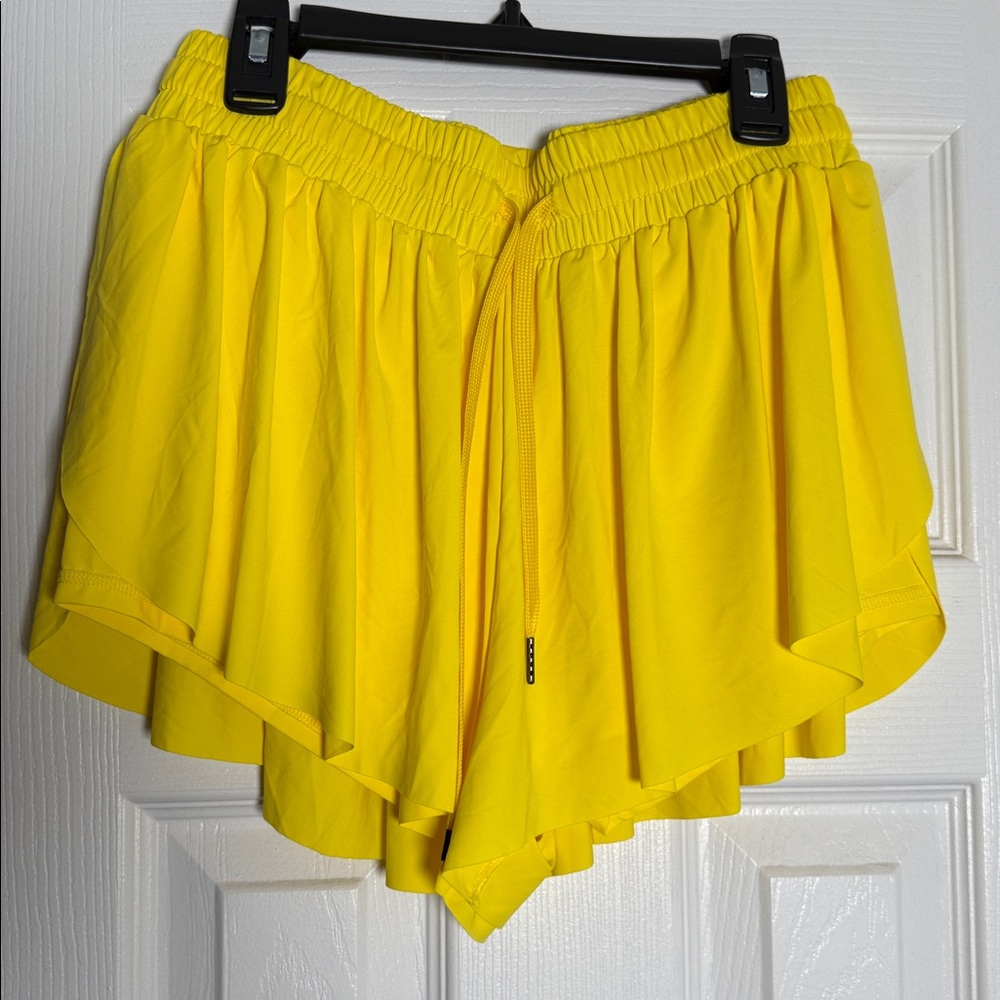Gianni Bini Yellow Athletic Shorts